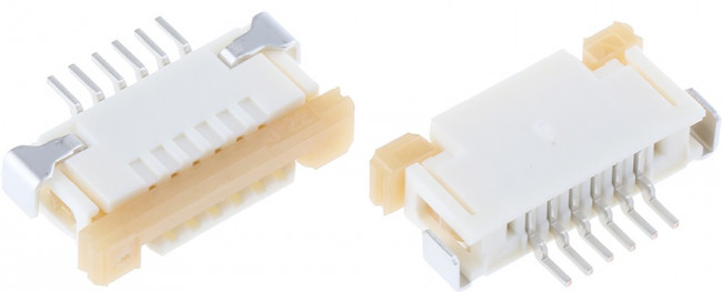 52207-0633, FFC & FPC Connectors 1.0 FPC ZIF 6Ckt Sn-Ag-Bi 52207-0633, FFC & FPC Connectors 1.0 FPC ZIF 6Ckt Sn-Ag-Bi