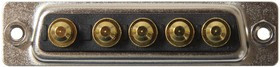 681M5W5203L011, COMBO D-SUB CONN, RCPT, DB-5W5, TH