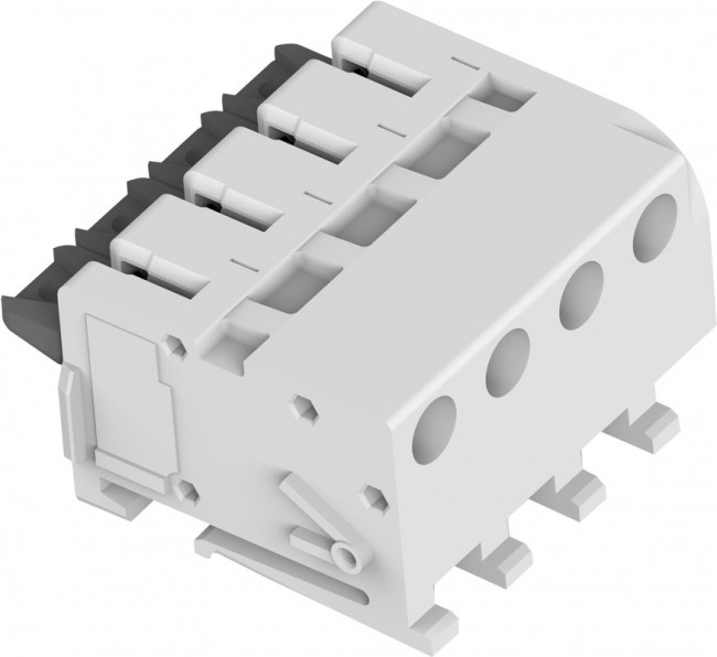2319461-4, Fixed Terminal Blocks 5MM CONN ASSY, 4 POS WIREMATE 2-PIECE