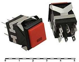 KD2-22BRG (PSW-22 БФЧК), Кнопочный переключатель без фиксации