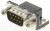 D09P13A4GV00LF, D-Sub Standard Connectors 9P RA SOLDER MALE EUROPE STANDARD