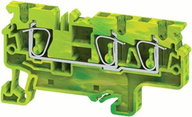 Клемма заземляющая пружинная OptiClip CXG-4-TRIPLET- PE-I-(0.2-4)-PEN КЭАЗ 331829