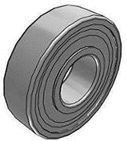 RLS 5-2RS1 Single Row Deep Groove Ball Bearing- Non Contact Seals On Both Sides 15.875mm I.D, 39.688mm O.D