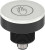 K50PTCAMGRY3Q, Beacons K50 Pro Compact Touch Series: 3-Color RGB Touch Sensor; 12-30 V dc; Polycarbonate; IP67 IP69K; Bimodal, NO, Momentary