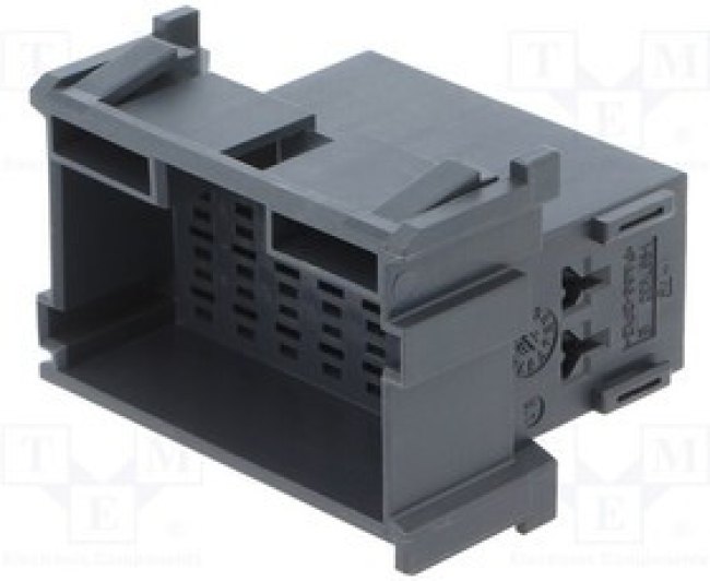 1-967630-2, Automotive Connectors 21P 2TAB PLUG GREY CONNECTOR HOUSING