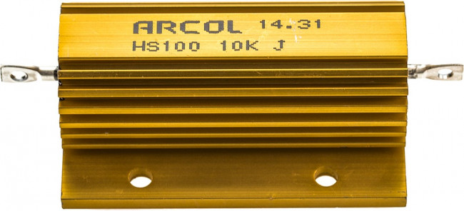 HS100 10K J, Wirewound Resistors - Chassis Mount 100W 10000 Ohms 5% HS100 10K J, Wirewound Resistors - Chassis Mount 100W 10000 Ohms 5%