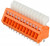 PCB terminal, 12 pole, pitch 2.54 mm, AWG 28-20, 6 A, cage clamp, orange, 233-512 PCB terminal, 12 pole, pitch 2.54 mm, AWG 28-20, 6 A, cage clamp, orange, 233-512