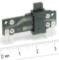 Резистор переменный движковый 20к\C\30мм\4C5x4\F-1072; №4500_C РПдвиж 20к\C\30мм\4C5x4\F-1072\