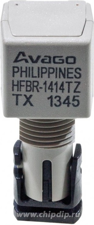 HFBR-1414TZ, , Оптоволоконный передатчик , 160 МБод, 820 Нм, Plastic ST-Threaded Port