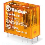 40.52.8.024.0000, Реле 2 переключ. 24VAC, 8A/230VAC DPDT