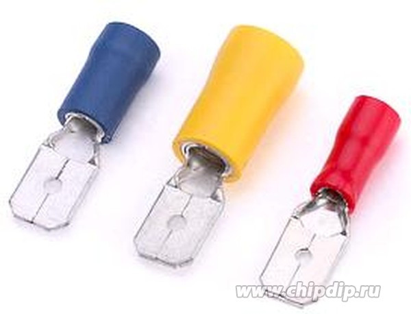 49614, Разъем кабельный плоский изолированный «папа» РПИ-П 1.5-(6.3) серия ПРОФИ (КВТ) 49614, Разъем кабельный плоский изолированный «папа» РПИ-П 1.5-(6.3) серия ПРОФИ (КВТ)