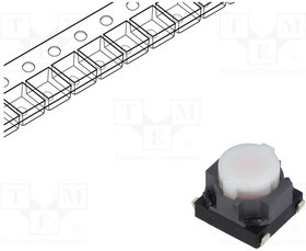 EVQ-P1905M, Tactile Switches Light Touch Switch 6mm Long Travel SMD