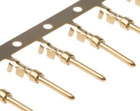 Male Crimp D-sub Connector Contact, Bright Tin Plug, 24 20 AWG