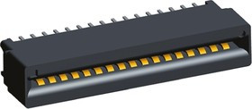 5-5530843-3, Standard Edge II Series Edge Connector, 17-Contacts, 2.54mm Pitch, Solder Termination
