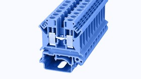 PC6-01P-12-00Z(H), клеммник 2-проводный, шаг 8.2мм, 0.2~6 мм², цвет синий / PC6-01P-12-00Z(H)