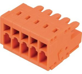 734-205, Pluggable Terminal Block, Straight, 3.81mm Pitch, 5 Poles