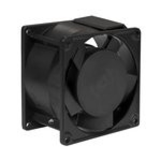 Вентилятор 220В ExeGate EX08038BAT (80x80x38 мм, 2-Ball (двойной шарикоподшипник), алюминиевый корпу