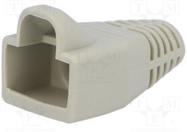 MHRJ45SRB-LG, Корпус вилки RJ45, 6мм, Цвет: светло-серый
