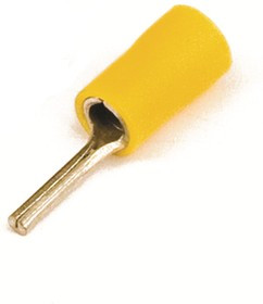 Наконечник изол. штыревой круглый 2.5-6кв.мм А=2.6мм желт. (уп.50шт) DKC 2C1P