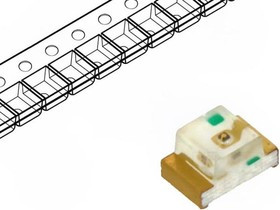 KP-3216CGCK, LED; SMD; 1206; green; 20?50mcd; 3.2x1.6x1.1mm; 120°; 2.1?2.5V; 20mA KP-3216CGCK, LED; SMD; 1206; green; 20?50mcd; 3.2x1.6x1.1mm; 120°; 2.1?2.5V; 20mA