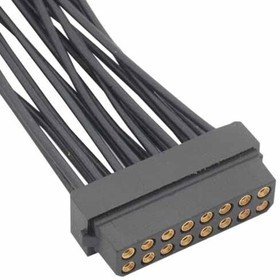 M80-8880801, Power to the Board Datamate L-Tek DIL Female Small Bore (24-28 AWG) Crimp Connector, gold clip + tin shell, 4+4 contacts