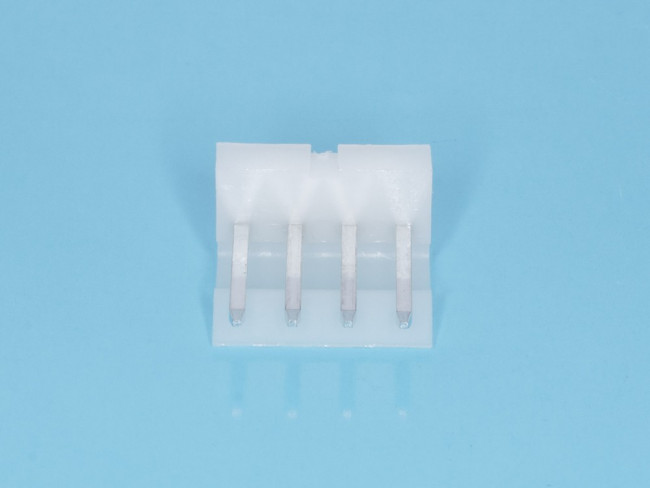 PWL-4, Разъем питания 4 контакта, вилка на плату, шаг 3,96мм