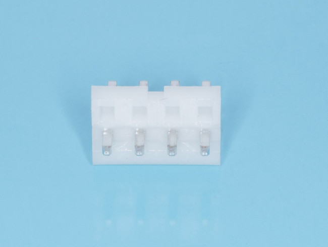 PWL-4, Разъем питания 4 контакта, вилка на плату, шаг 3,96мм