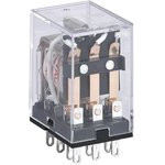 JZX-22F(D) 220VAC 4Z, Реле промежуточное 4 пер. 3A/220VAC