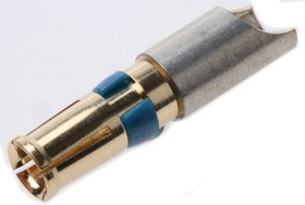 8638PSS4005LF, Amphenol FCI, DW Series, Female Solder D-Sub Connector Power Contact, Gold over Nickel Power, 8 AWG