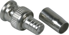 HYR-0114C (GB-114C) (BNC-7002), Разъем BNC, штекер, RG-6, QUICK обжим (Crimp)