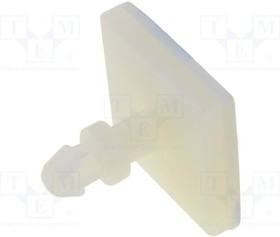 FIX-FSS-8, Дистанц PCB, полиамид, Дл: 8мм, самоклеящаяся, Цвет: натуральный