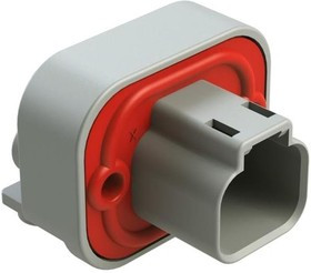 AT13-2P-BM02, Automotive Connectors RA Flng Mnt PCB Rcpt 2POS Gry Gld Cont