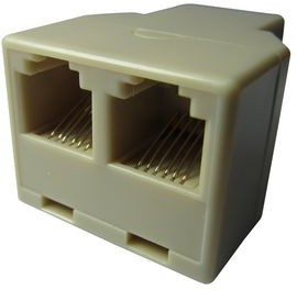 RND 205-01524, Modular Adapter, T-Type, RJ12 Socket - RJ12 Socket, Contacts - 6