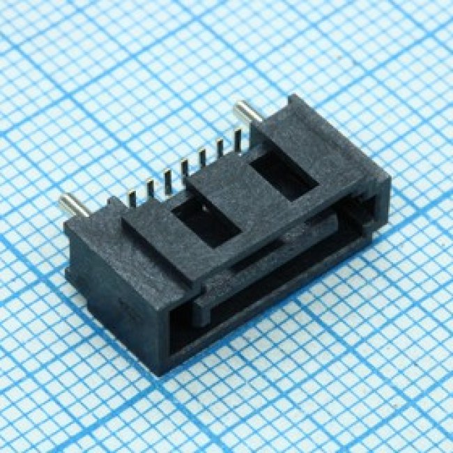 67800-5005, I/O Connectors 7Ckt Vert Signal Hdr SMT w/ locking latc