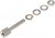 215072-2, Connector Accessories Female Screw Lock Assembly Kit Straight Steel Tin/Clear Chromate Kit