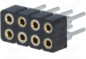 DS1002-02-2X04BT1F, Гнездо, IDC, "мама", PIN 8, 2мм, THT, 2x4, Полн.дл 7,4мм DS1002-02-2X04BT1F, Гнездо, IDC, "мама", PIN 8, 2мм, THT, 2x4, Полн.дл 7,4мм