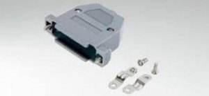 300X10119X, D-Sub Backshells DSUB PLSTC HD9-37POS ST ENTRY JK/SHRT SC