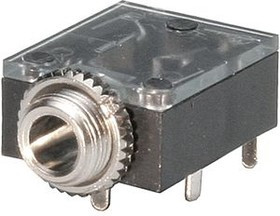 ST-3519, Jack Panel Socket, Right Angle, 3.5 mm, 3 Poles