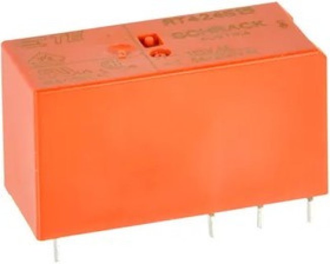 RT425615, (9-1393243-2), Силовое реле 2 п.к., 115В AC, 8 A
