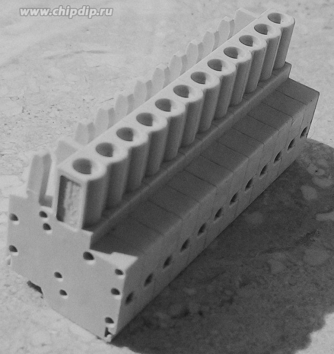 721-2212/026-000 2-проводная розетка; Push-in CAGE CLAMP®; 2,5 мм2; Шаг контактов 7,5 мм; 12-пол.,светло-серая