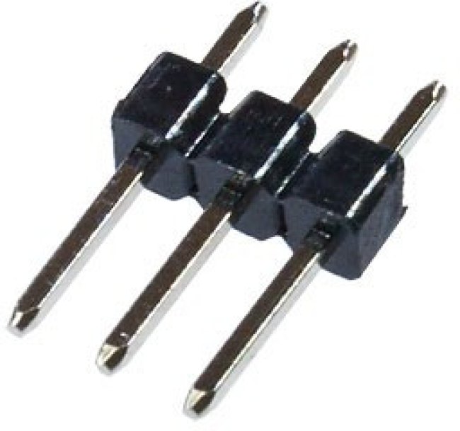 KLS1-207-1-03-S, (PLS-03), PLS разъем, вилка на плату однорядная прямая 3pin(1x3), шаг 2.54мм KLS1-207-1-03-S, (PLS-03), PLS разъем, вилка на плату однорядная прямая 3pin(1x3), шаг 2.54мм