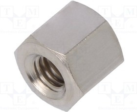 TFF-M3X5/DR114, Дистанцирующая стойка с резьбой, 5мм, Внутр.резьба: M3, латунь