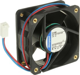 614NGH-RS0, 600 N Series Axial Fan, 24 V dc, DC Operation, 46m³/h, 2.6W, 60 x 60 x 25mm