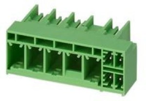 1054545, PCB Hybrid Header, Right Angle, Contacts - 8, Rows - 1 1054545, PCB Hybrid Header, Right Angle, Contacts - 8, Rows - 1