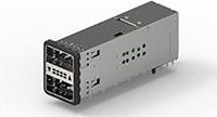 2227224-3, Conn zQSFP+ RCP 76 POS 2.4mm Press Fit RA Thru-Hole 76 Terminal 2 Port Box/Tray 2227224-3, Conn zQSFP+ RCP 76 POS 2.4mm Press Fit RA Thru-Hole 76 Terminal 2 Port Box/Tray