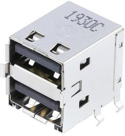 67298-3090, USB Connectors USB REC 8P RA SHLD TYPE A AUFL 67298-3090, USB Connectors USB REC 8P RA SHLD TYPE A AUFL