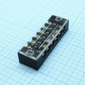 TB-1506, Клеммная колодка винтовая с крышкой 12 контактов (2х6) М3, AWG14, 2мм2, 15А 600В TB-1506, Клеммная колодка винтовая с крышкой 12 контактов (2х6) М3, AWG14, 2мм2, 15А 600В