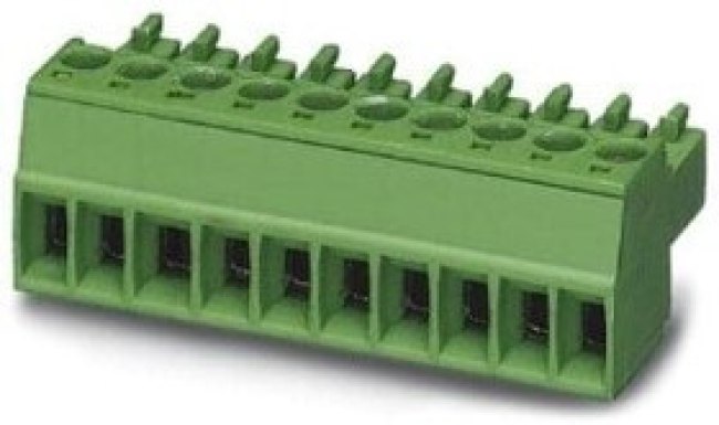 1803714, Pluggable Terminal Blocks 16 Pos 3.81mm pitch Plug 28-16 AWG Screw