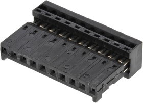 4782836110470, 10-Way IDC Connector Socket for Cable Mount, 1-Row