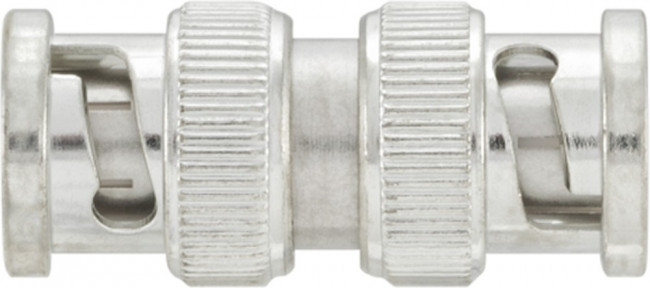 51S101-S00N5, RF Adapters - In Series BNC Plug to BNC Plug Straight Adapter